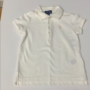 New! Ralph Lauren polo white polo shirt